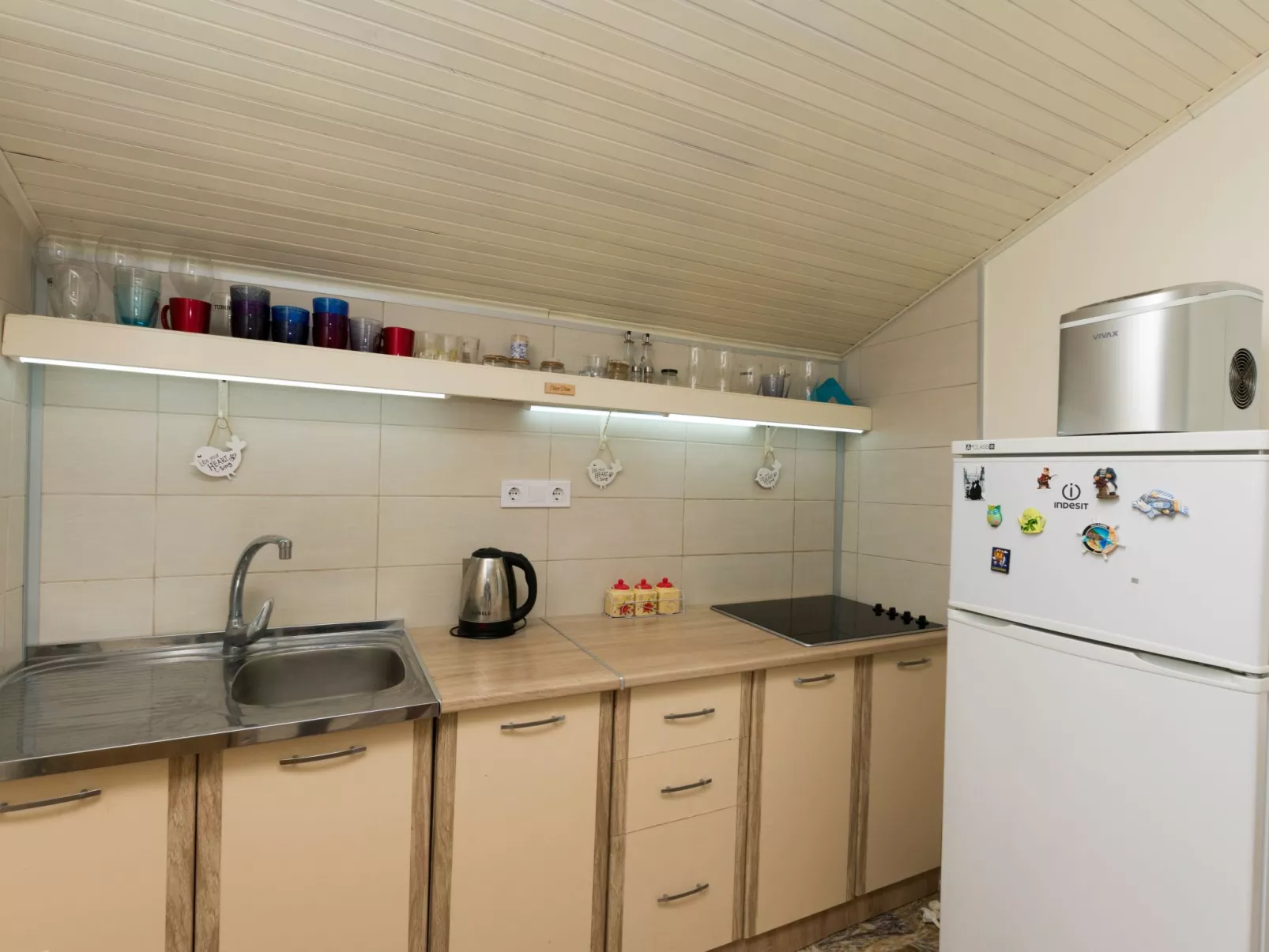 Gemütliche Wohnung mit Meerblick vom Balkon aus-Binnen