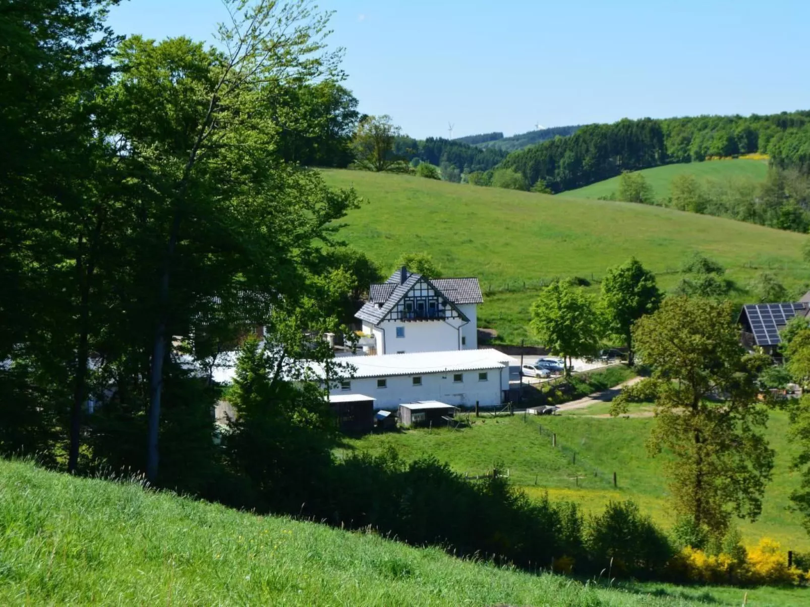 In Feldmannshof mit Grill und Garten