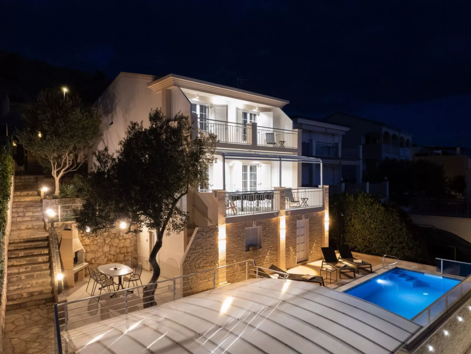 Villa "Villa Branka" direkt am Strand