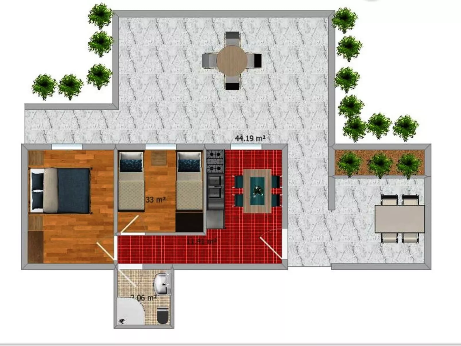 Wohnung "Ferienwohnungen Villa Vanja"-Binnen