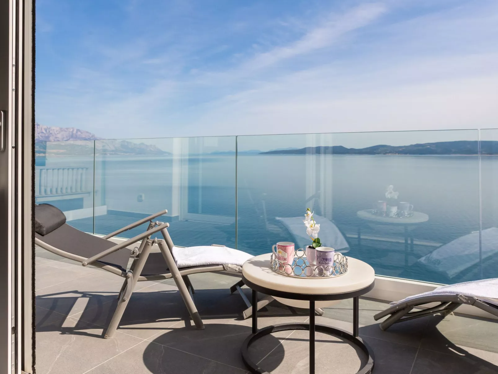 Villa am Strand - Privater beheizter Pool-Buiten