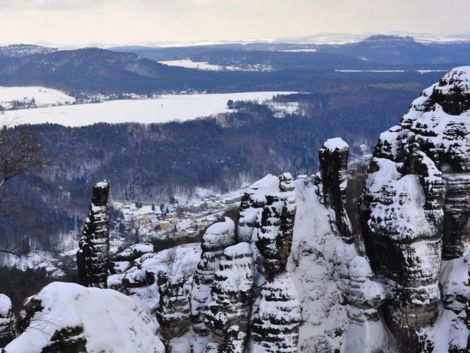 Panoramablick in Königstein