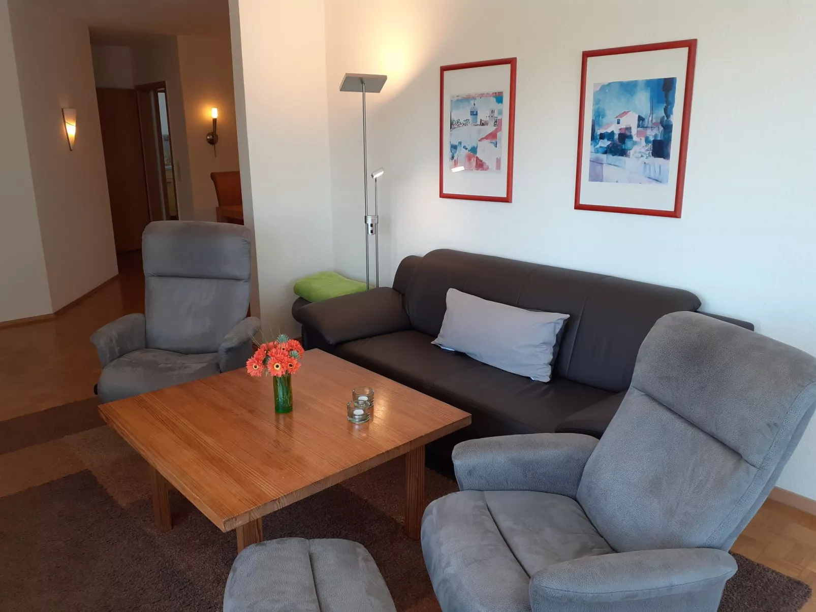 Premium-Ferienwohnung mit Balkon und Bergblick