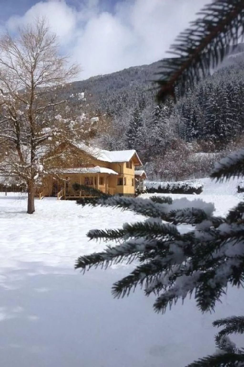 Komfortables Vollholzhaus in Fischertratten