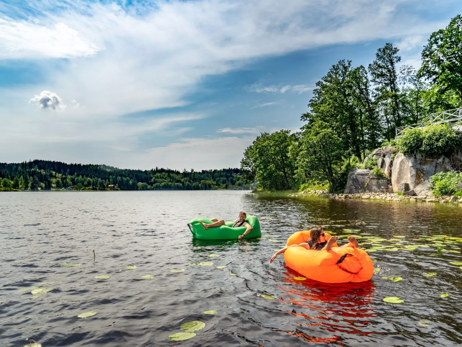 Schwedisches Glück, zwischen Wäldern und einem See-Buiten