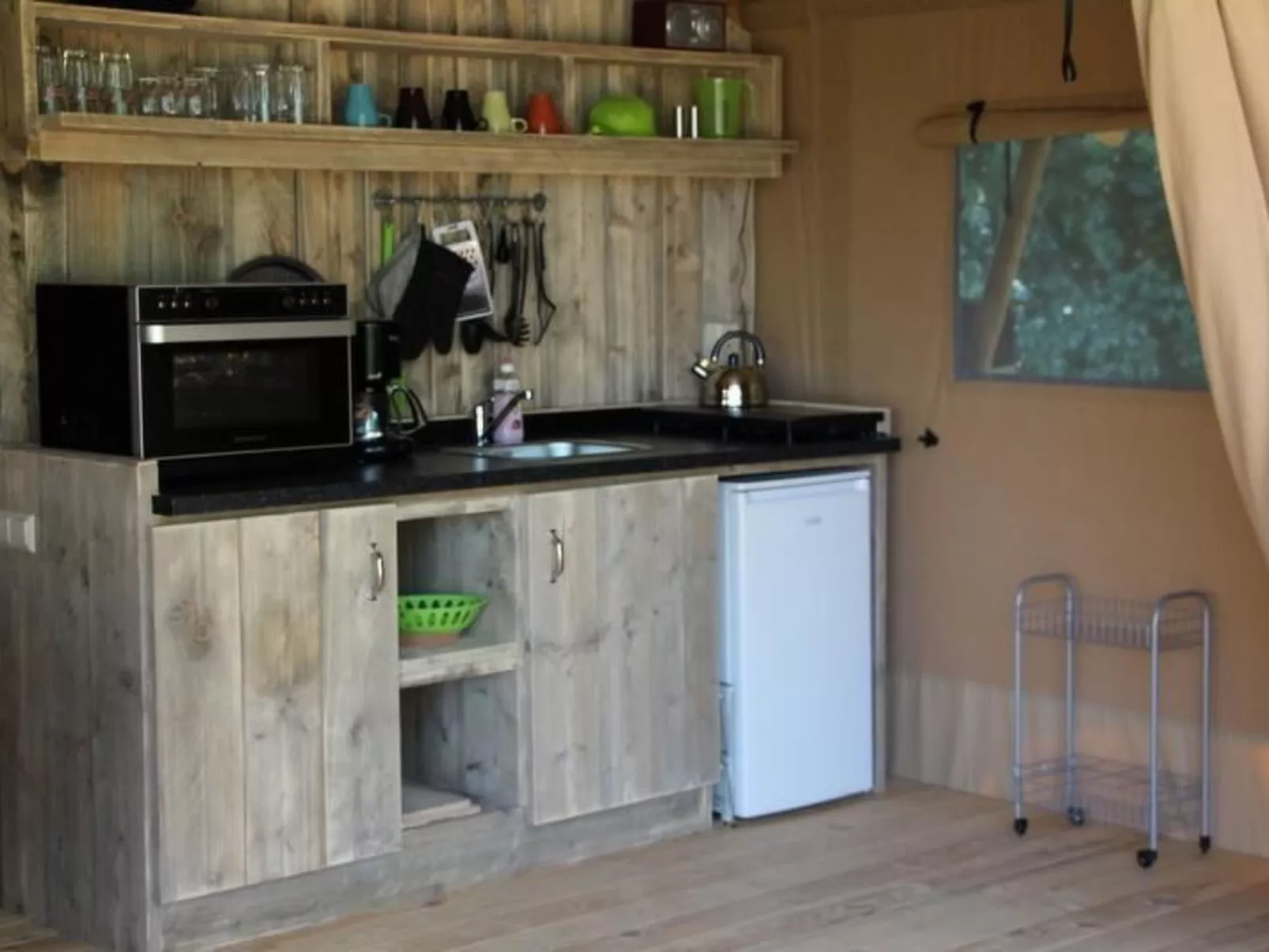 Safarizelt in Hohenlychen mit Garten und Grill