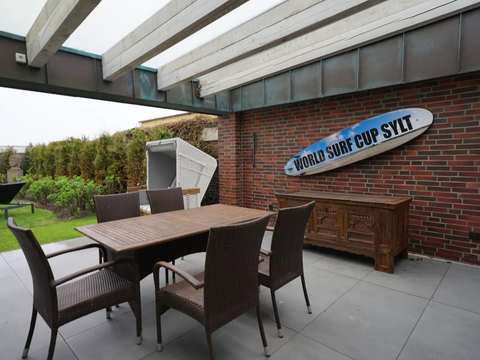 Wohnung in Westerland mit Garten und Terrasse-Buiten