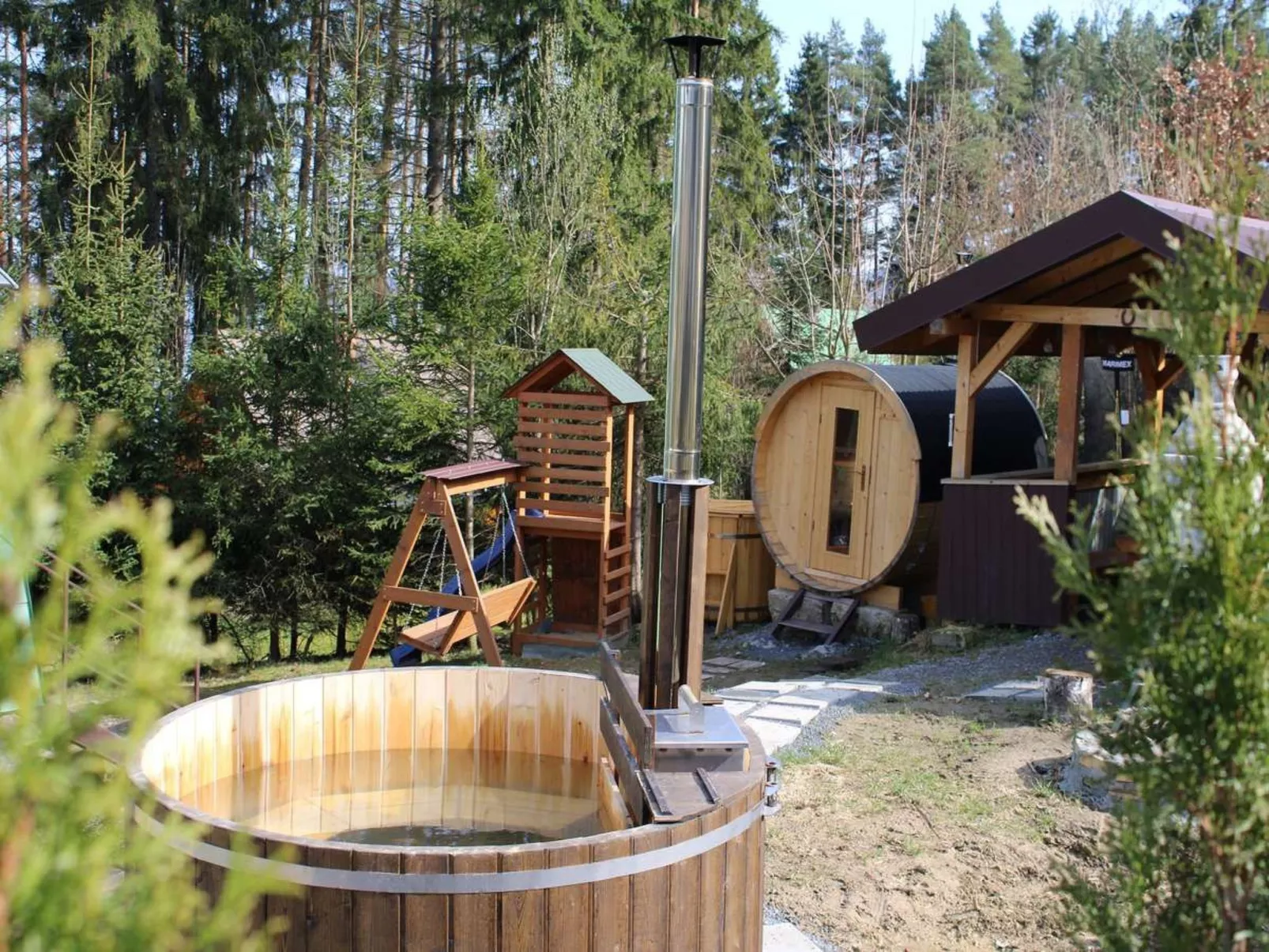 Hütte in der Orava-Buiten