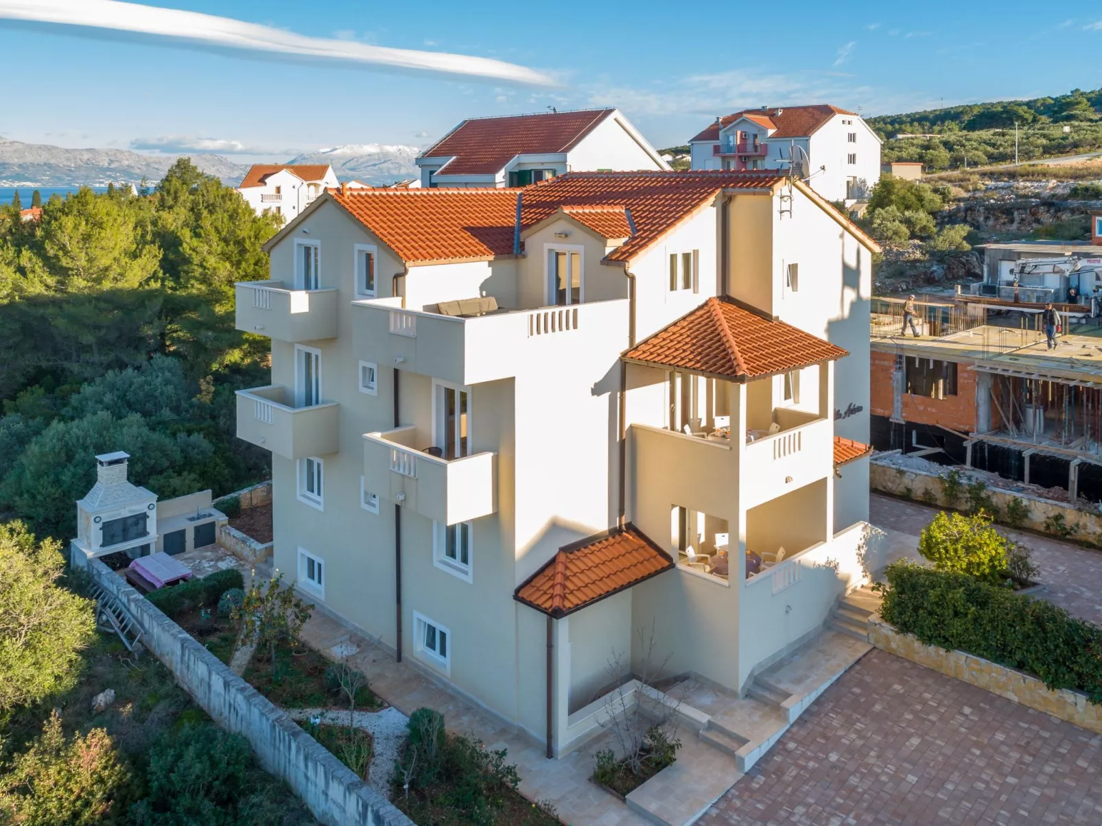 Für 5 Personen ca. 45 m&sup2; in Supetar, Adriaküste Kroatien (Kroatische Insel