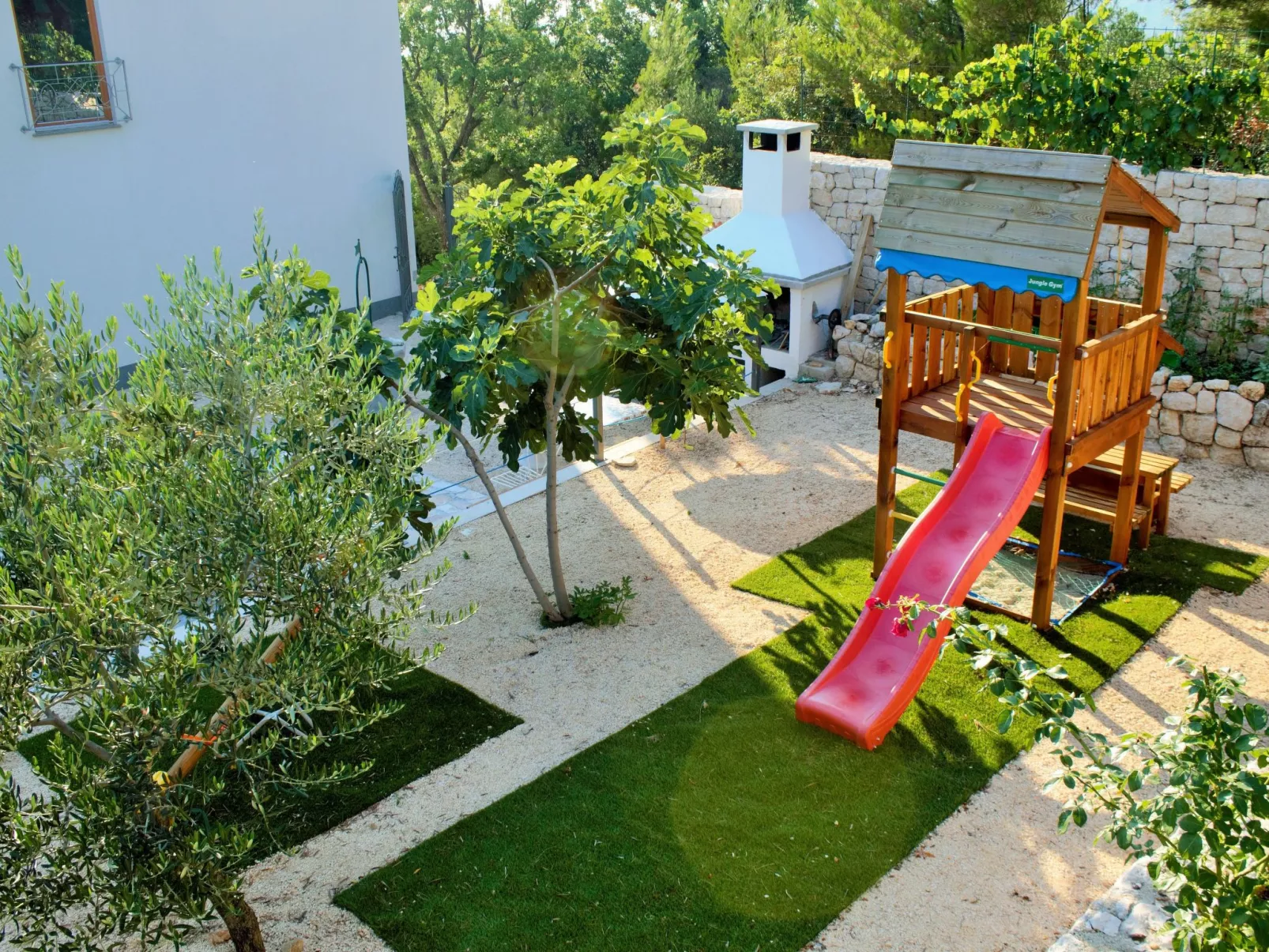 In Šimići mit Privatem Pool-Buiten