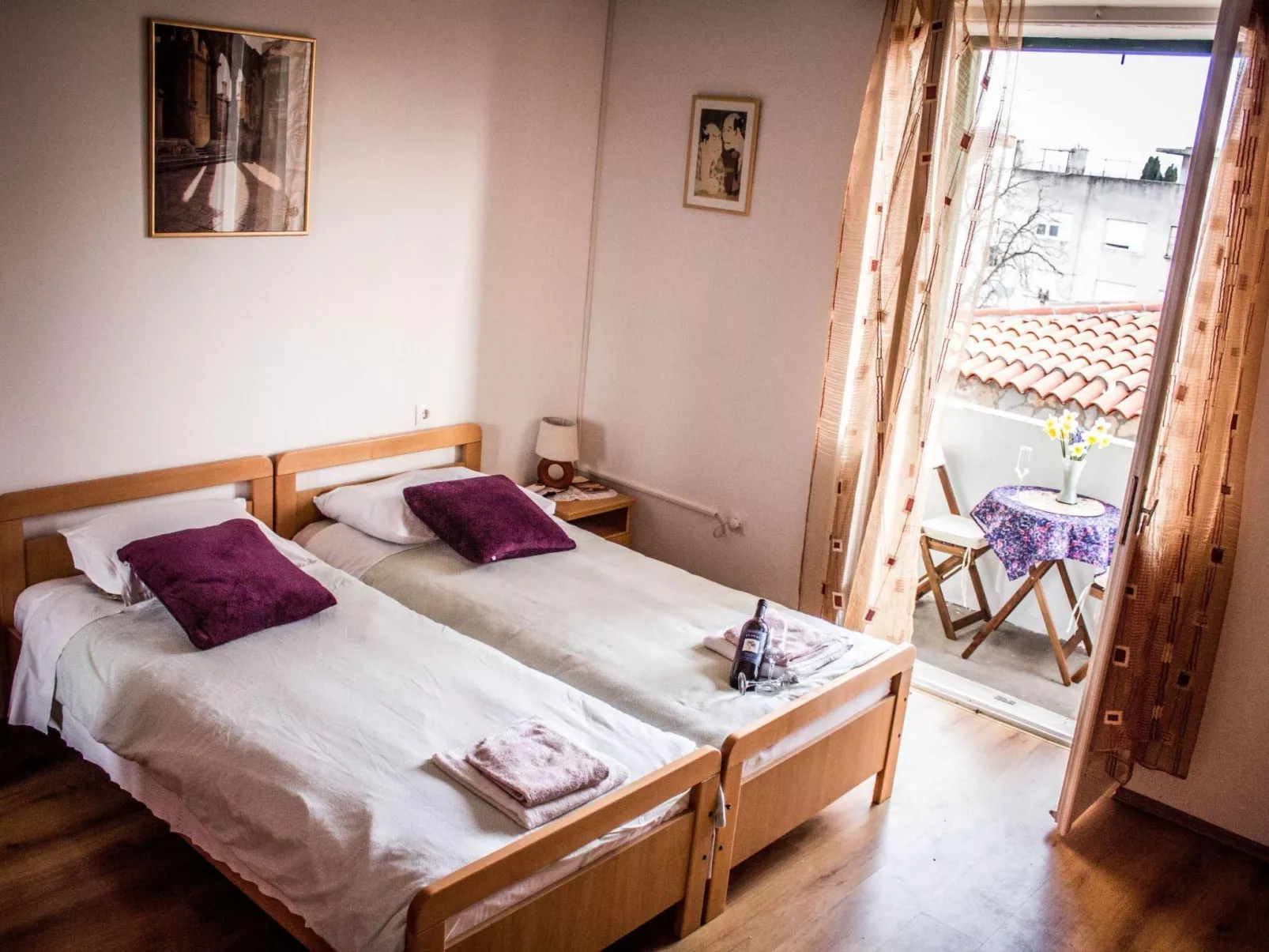 Studio mit Balkon für zwei Personen