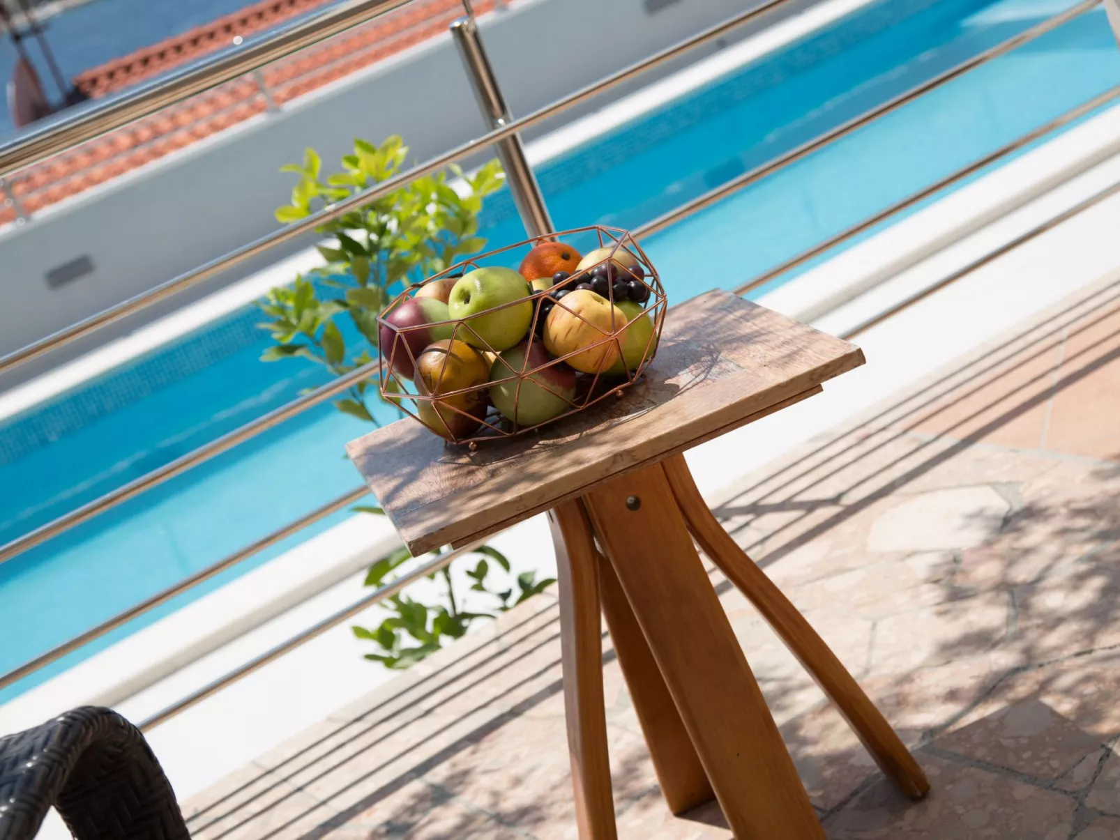 Für 5 Personen ca. 65 m&sup2; in Okrug Gornji, Adriaküste Kroatien (Kroatische-Image-tags.info