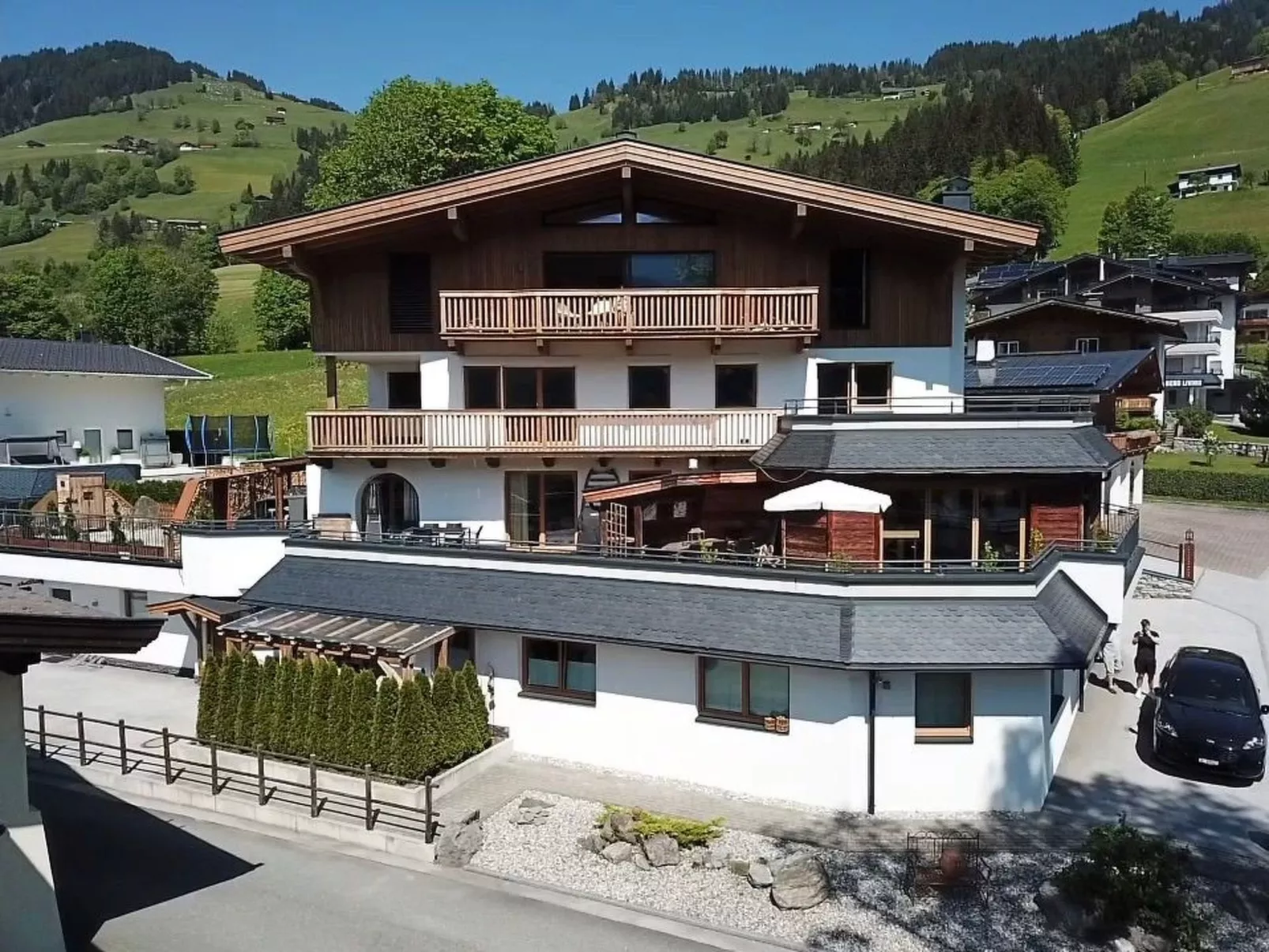Luxuriöse Ferienwohnung mit Terrasse