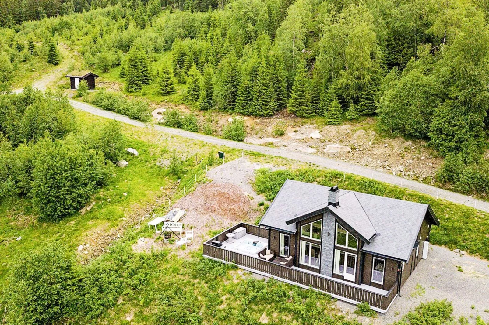 4 sterren vakantie huis in Fall-By Traum-Buitenlucht
