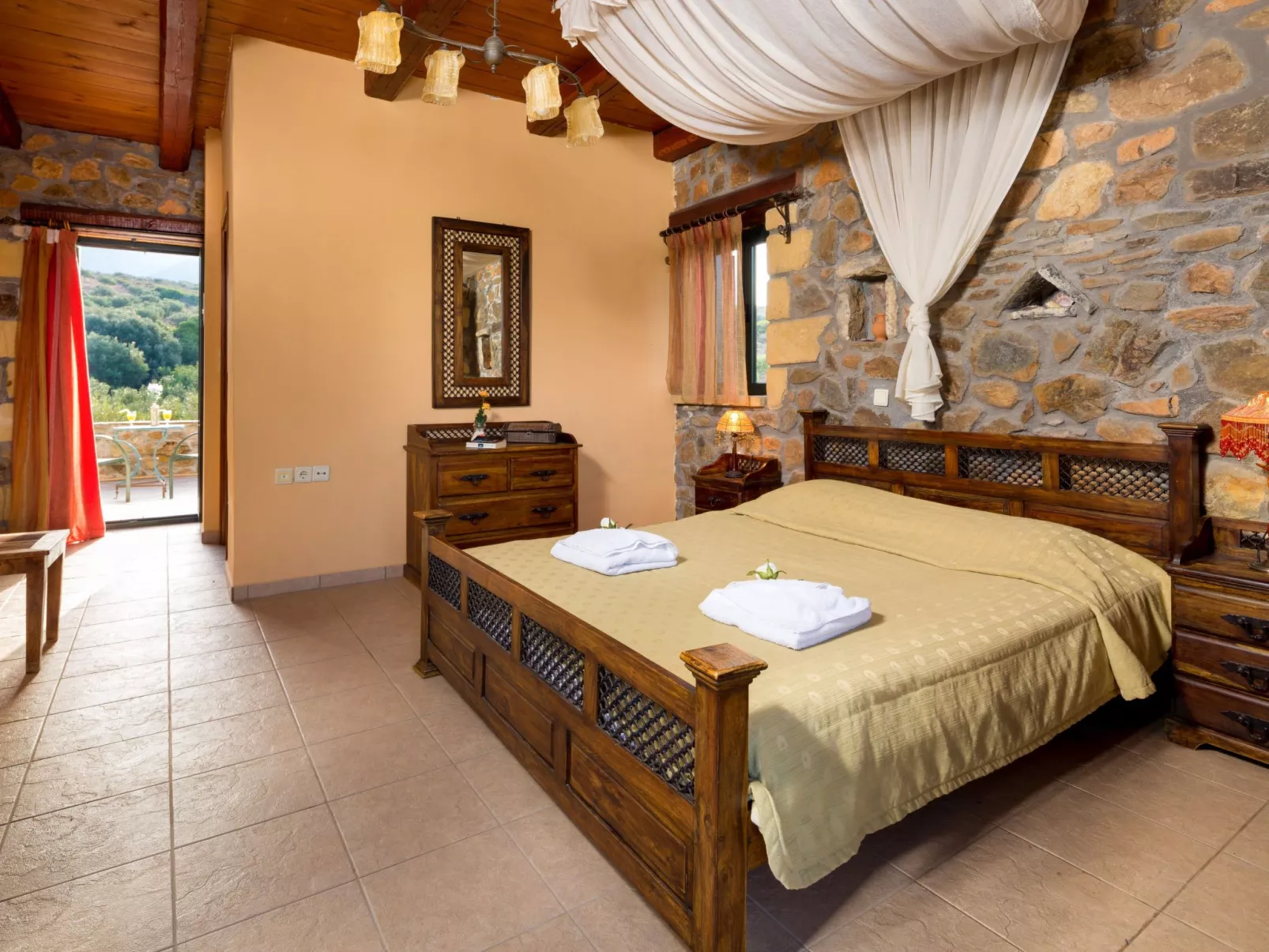 Atemberaubende Aussicht in der Villa bei Elafonissi-Binnen