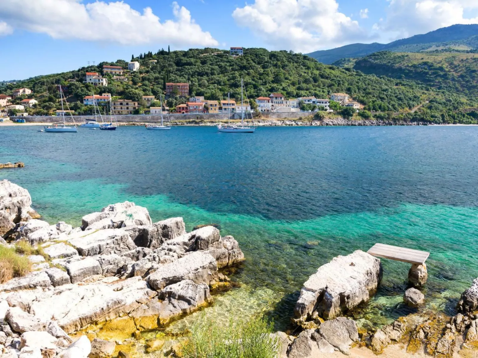 Stilvolle Erdgeschosswohnung Wave Tria in Kassiopi