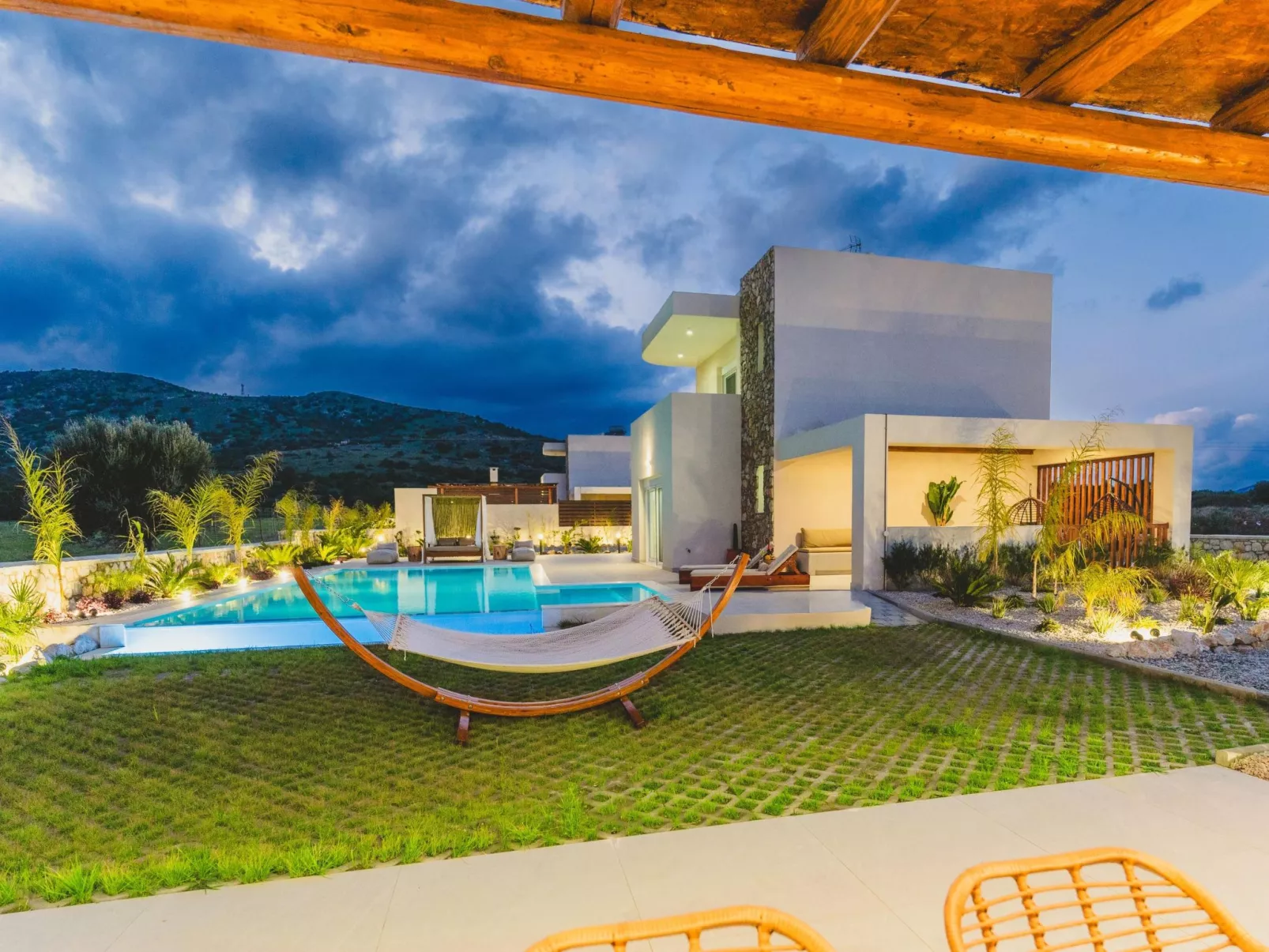 Kleopatras Villa-Binnen