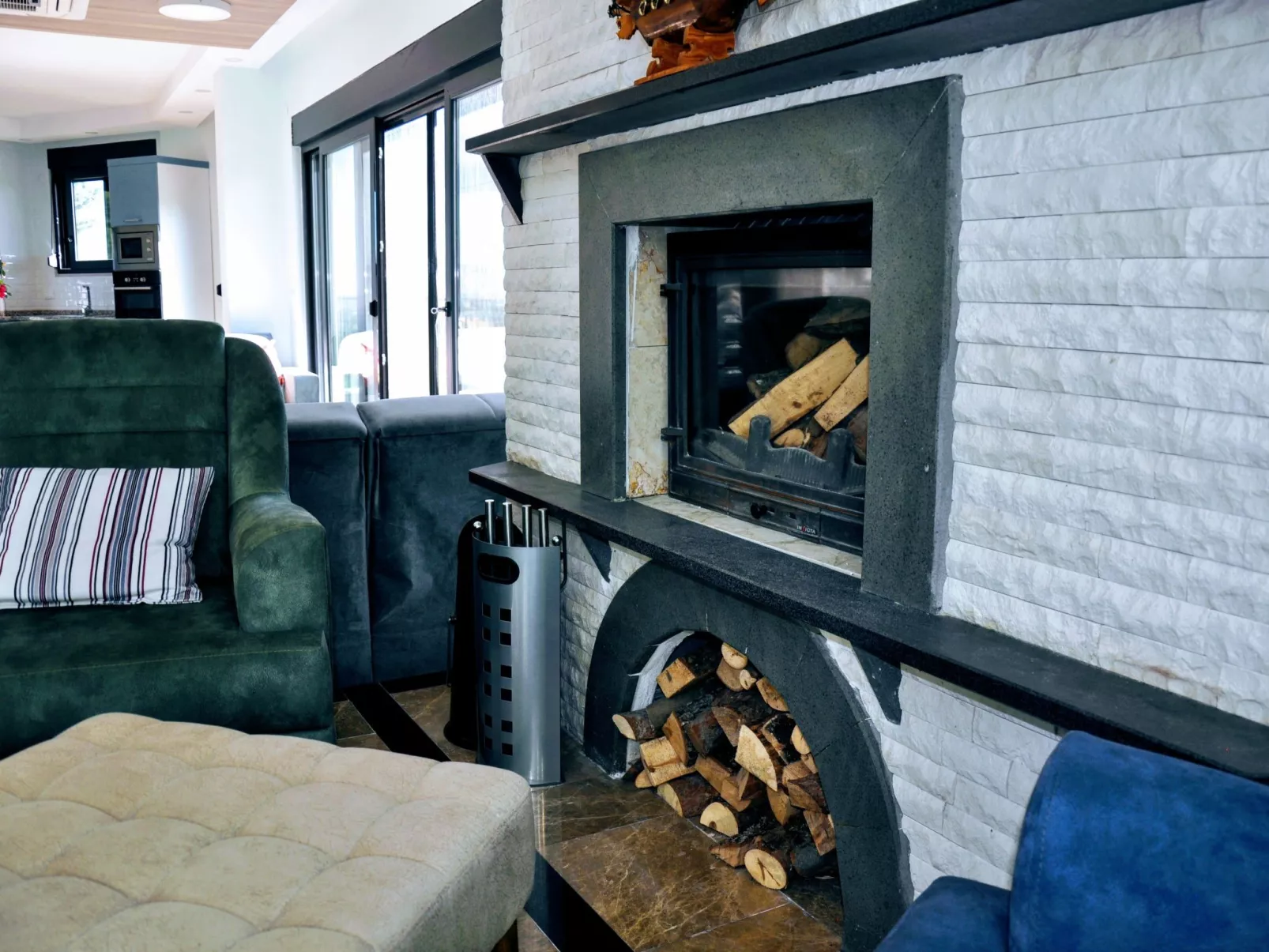 Berghütte mit eigenem Pool - Binnen