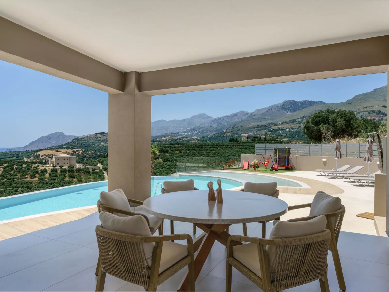 Neu Plakias Sunset II mit Infinity-Pool, Jacuzzi-Buiten