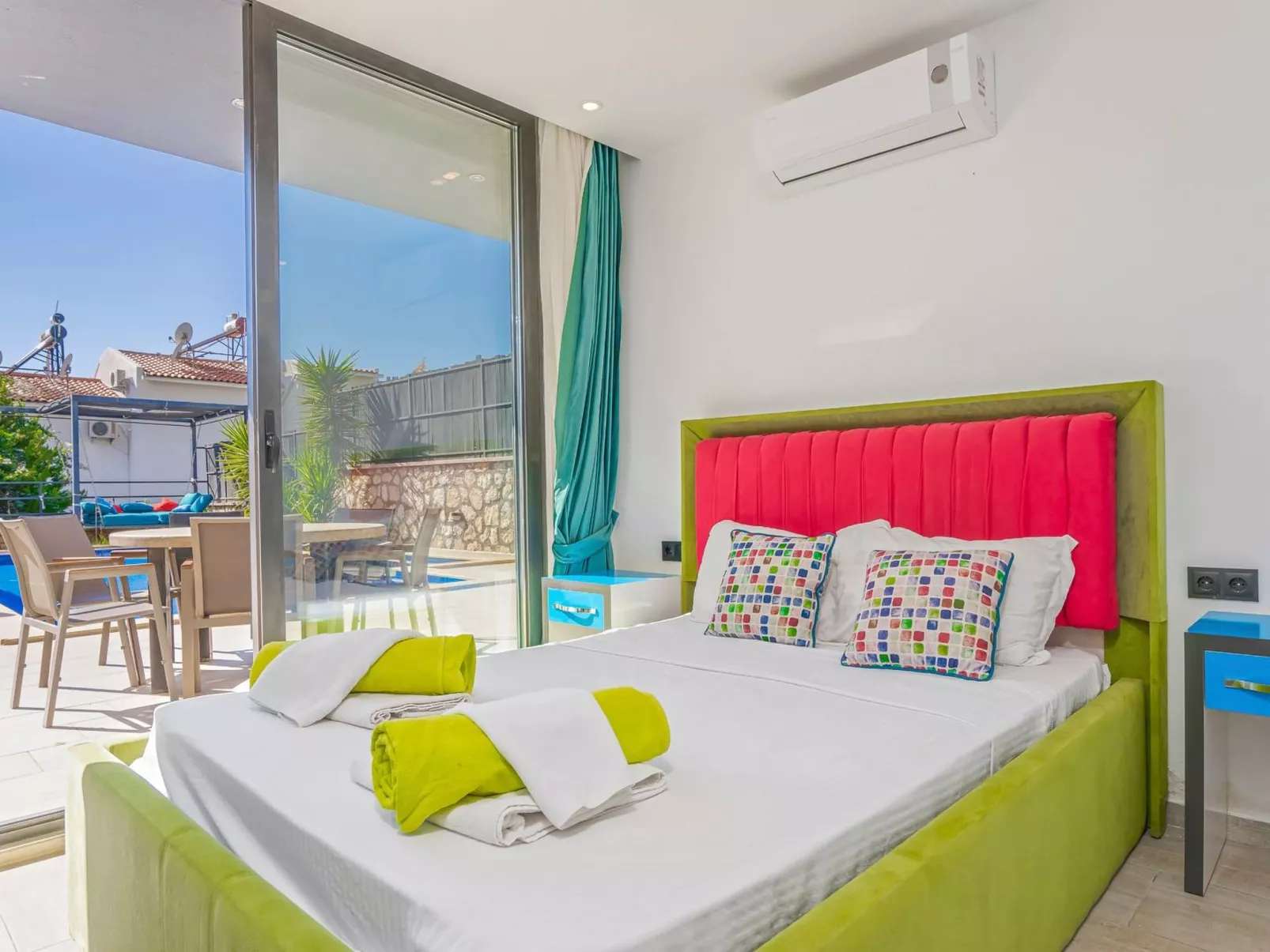 Villa in Kalkan nähe Zentrum und Meer für 8 P.