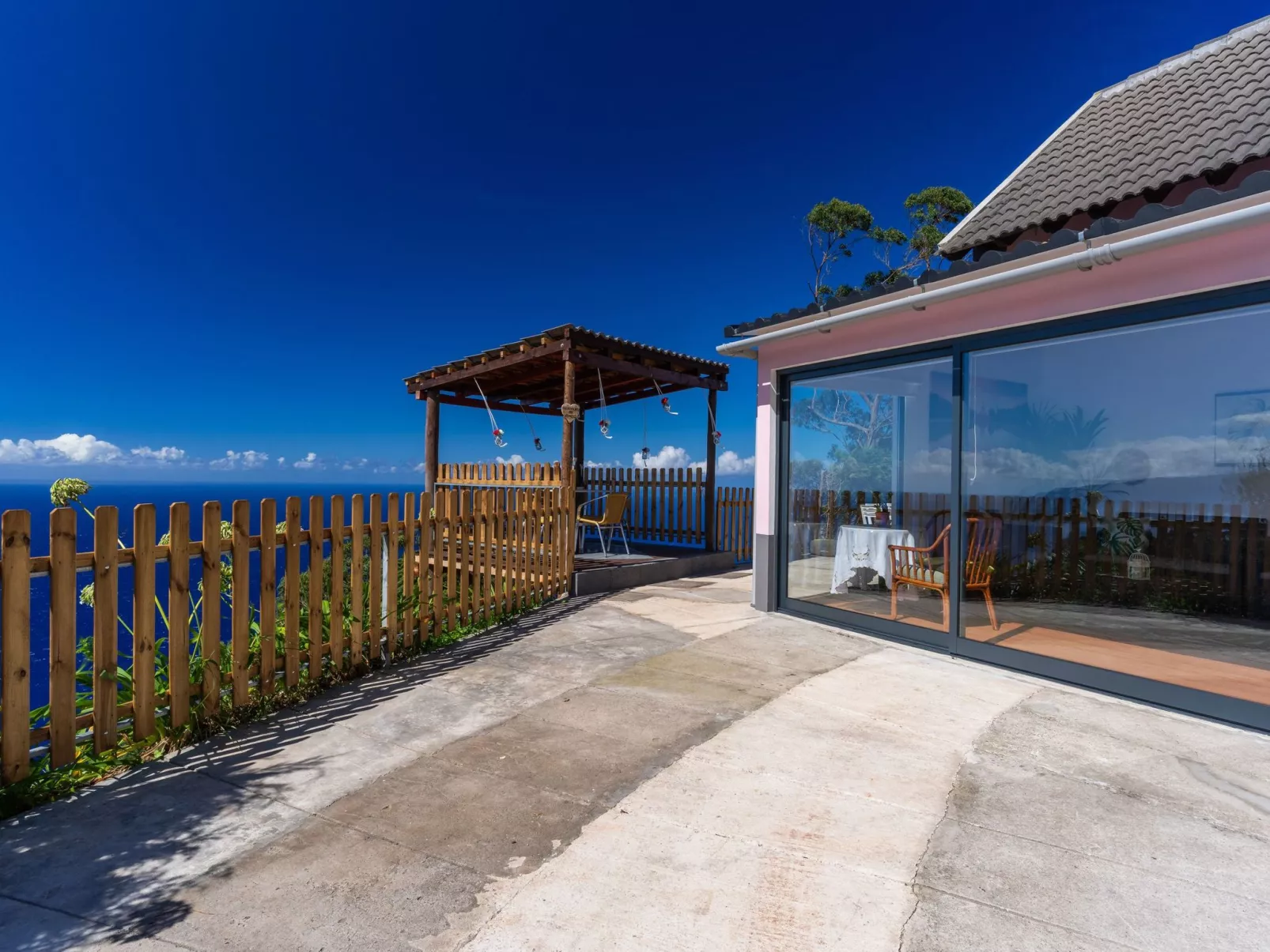 Dorf Sonnenuntergang