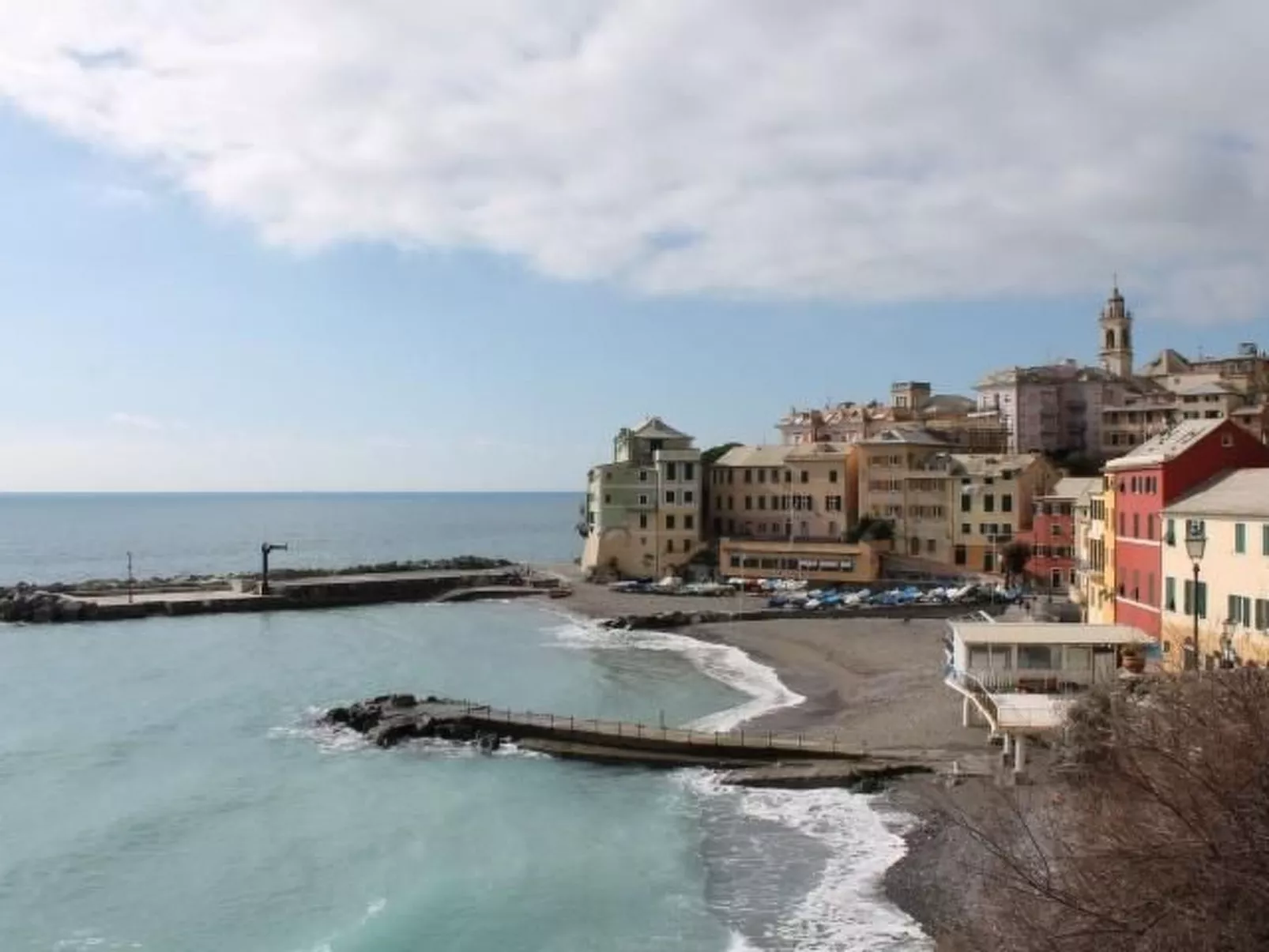 Gemütliche Wohnung in Bogliasco und Panoramablick