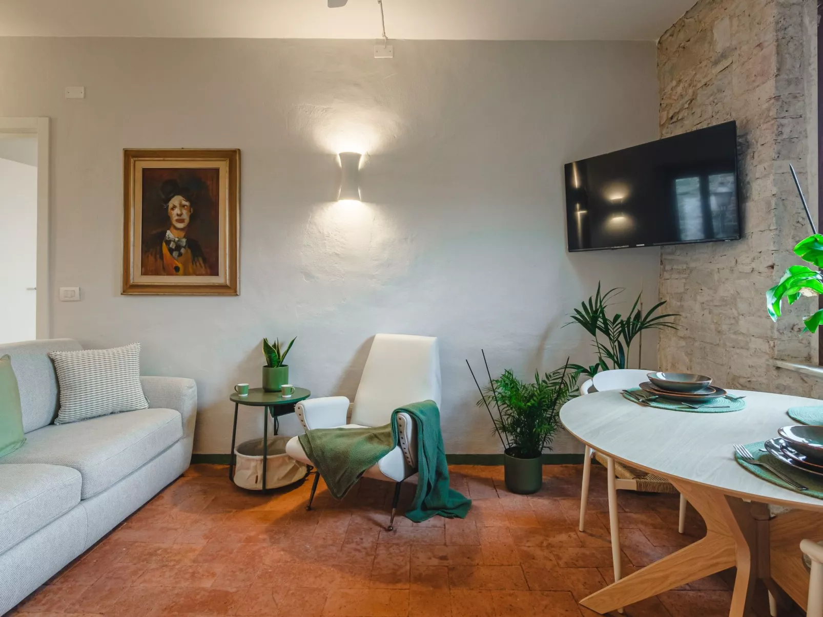 Mittelalterliche toskanische Unterkunft mit Aussicht und geräumigem Bad