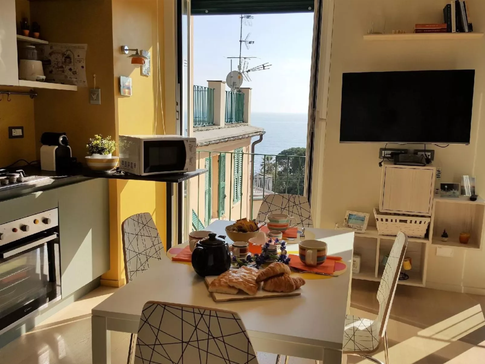 Für 3 Personen ca. 50 m&sup2; in Genua, Norditalien (Ligurien)