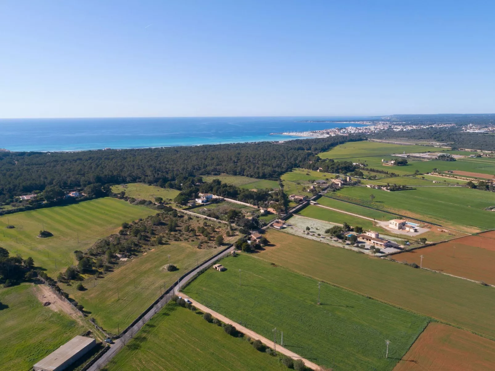 S'Hort de Marina mit Pool-Buiten