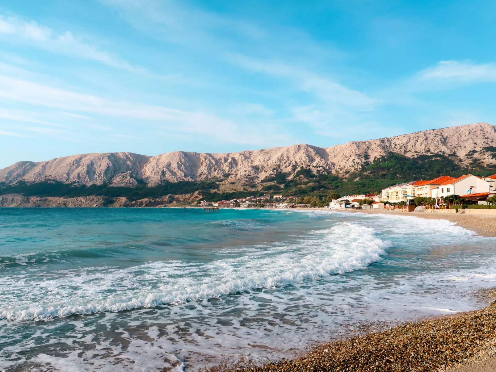 Charmante Wohnung in Baška mit Eigener Terrasse-Omgeving