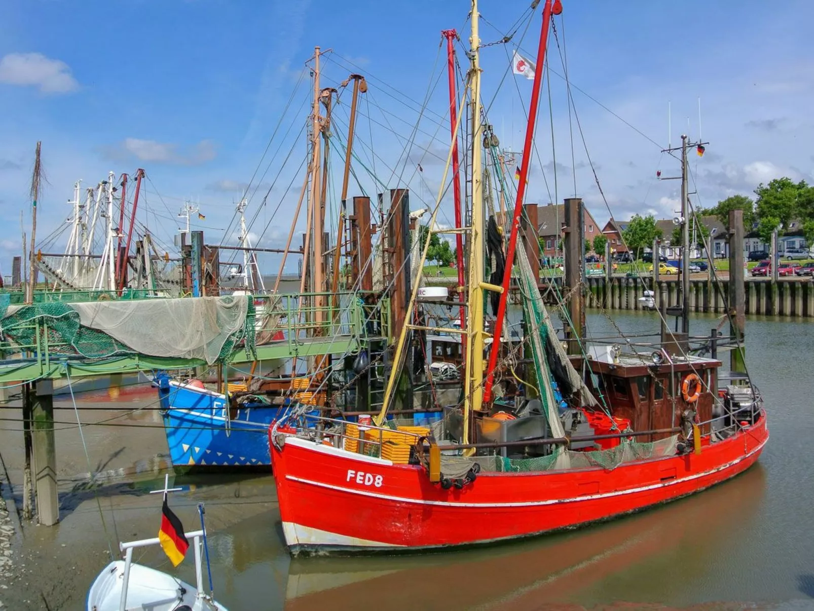 In Burhave mit Großer Terrasse-Buiten