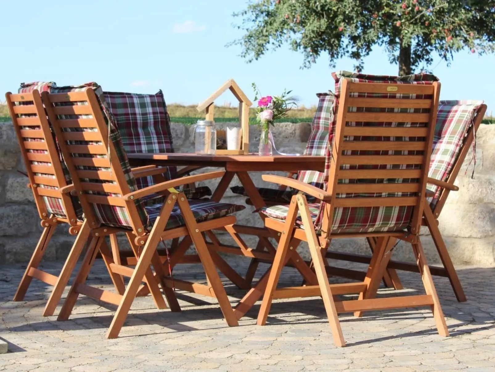 Wohnung in Creglingen mit Terrasse und Garten-Binnen