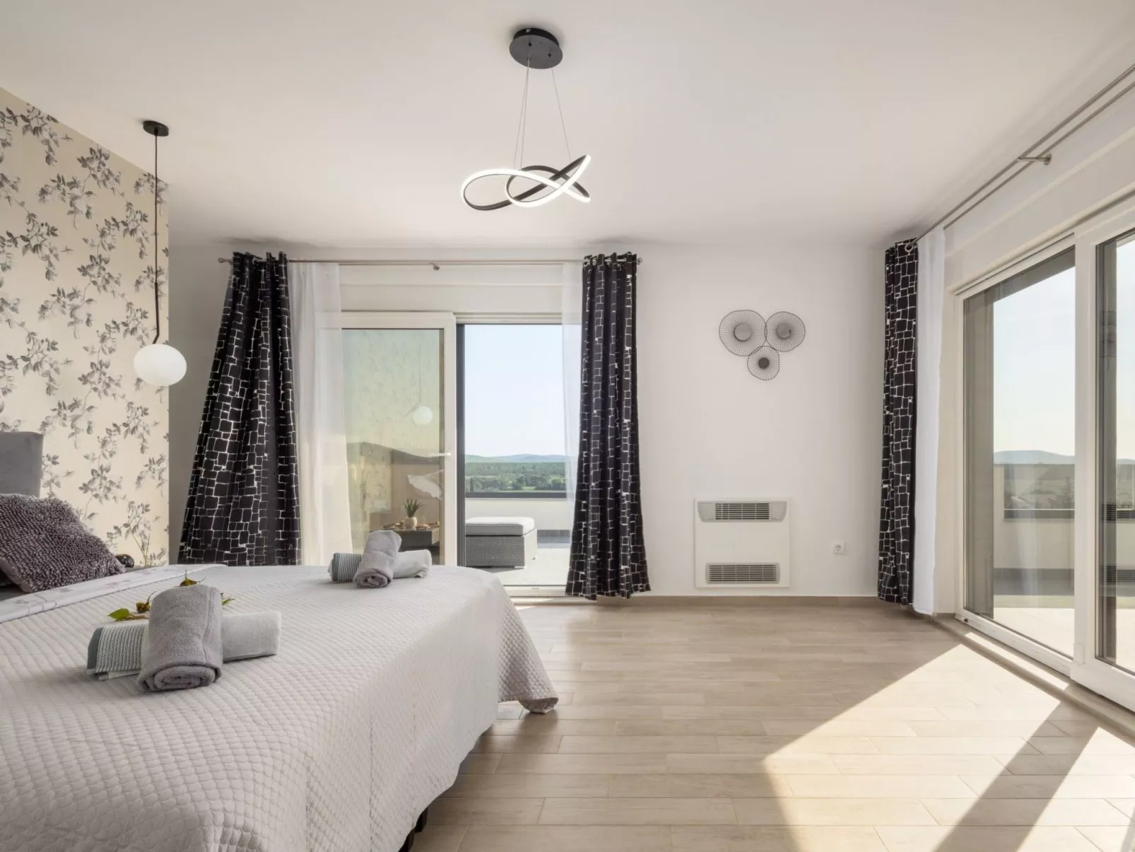 Villa Bura mit Pool und tollem Ausblick-Binnen