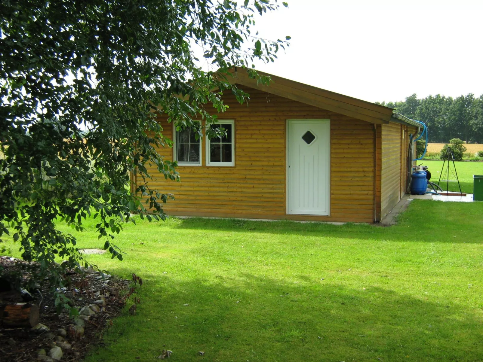 Blockhaus für fünf Personen-Buiten