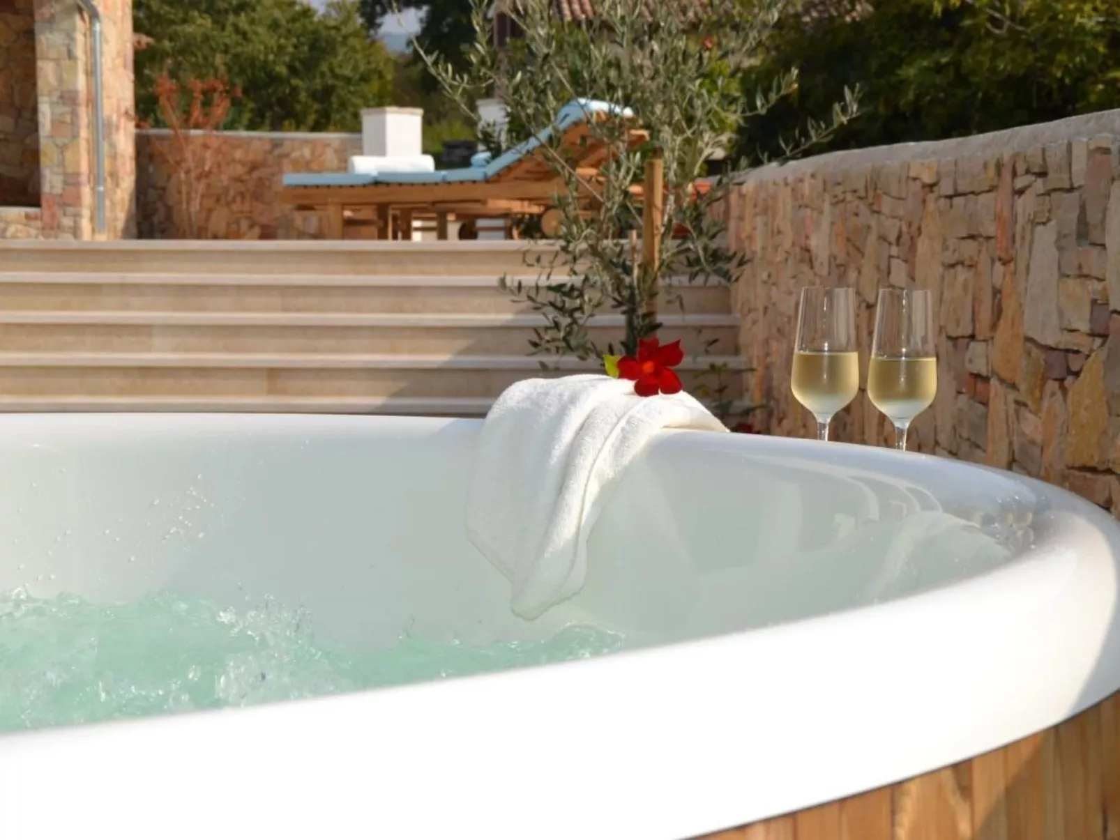 Detailgestaltete Villa mit Pool, Sauna und Hot Tub-Binnen