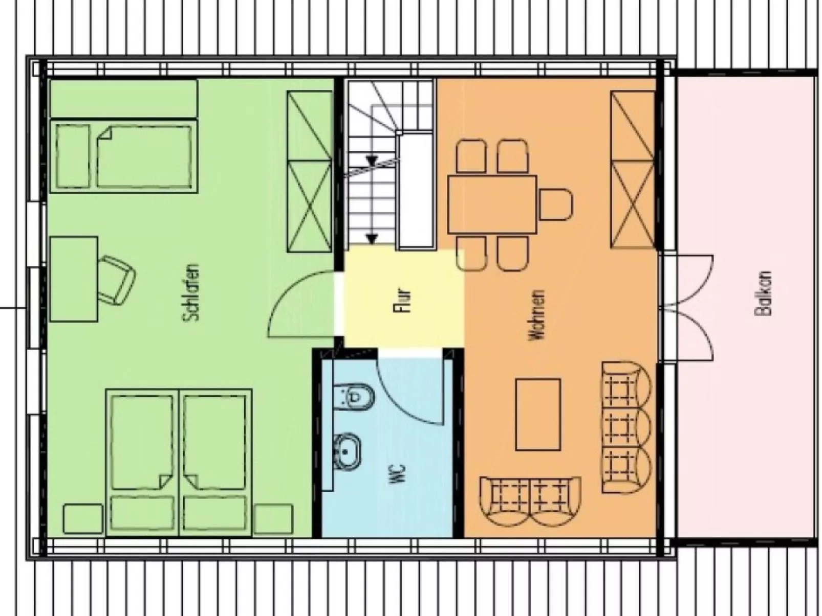 Luxus Chalets 2-Binnen
