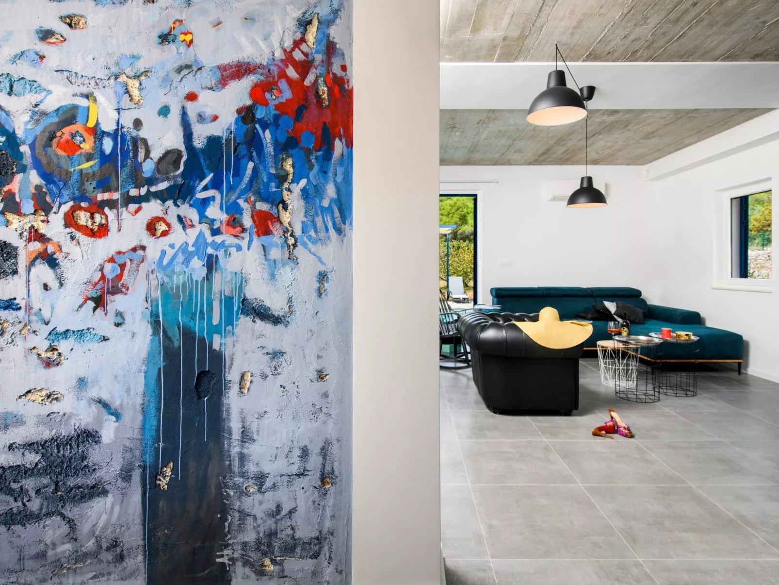 Modernes Ferienhaus in Zaostrog mit Beheiztem Pool-Binnen