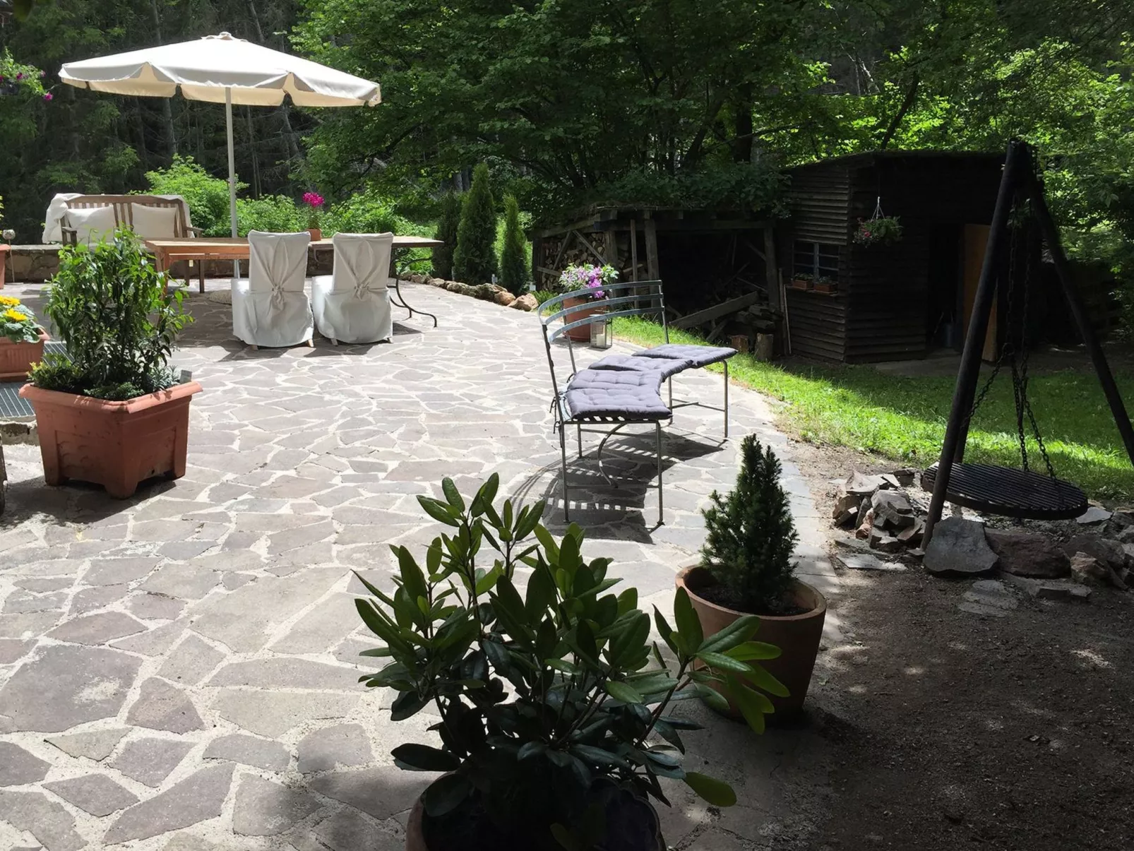 Fachwerkhaus mit Garten, Grill und Terrasse-Image-tags.info