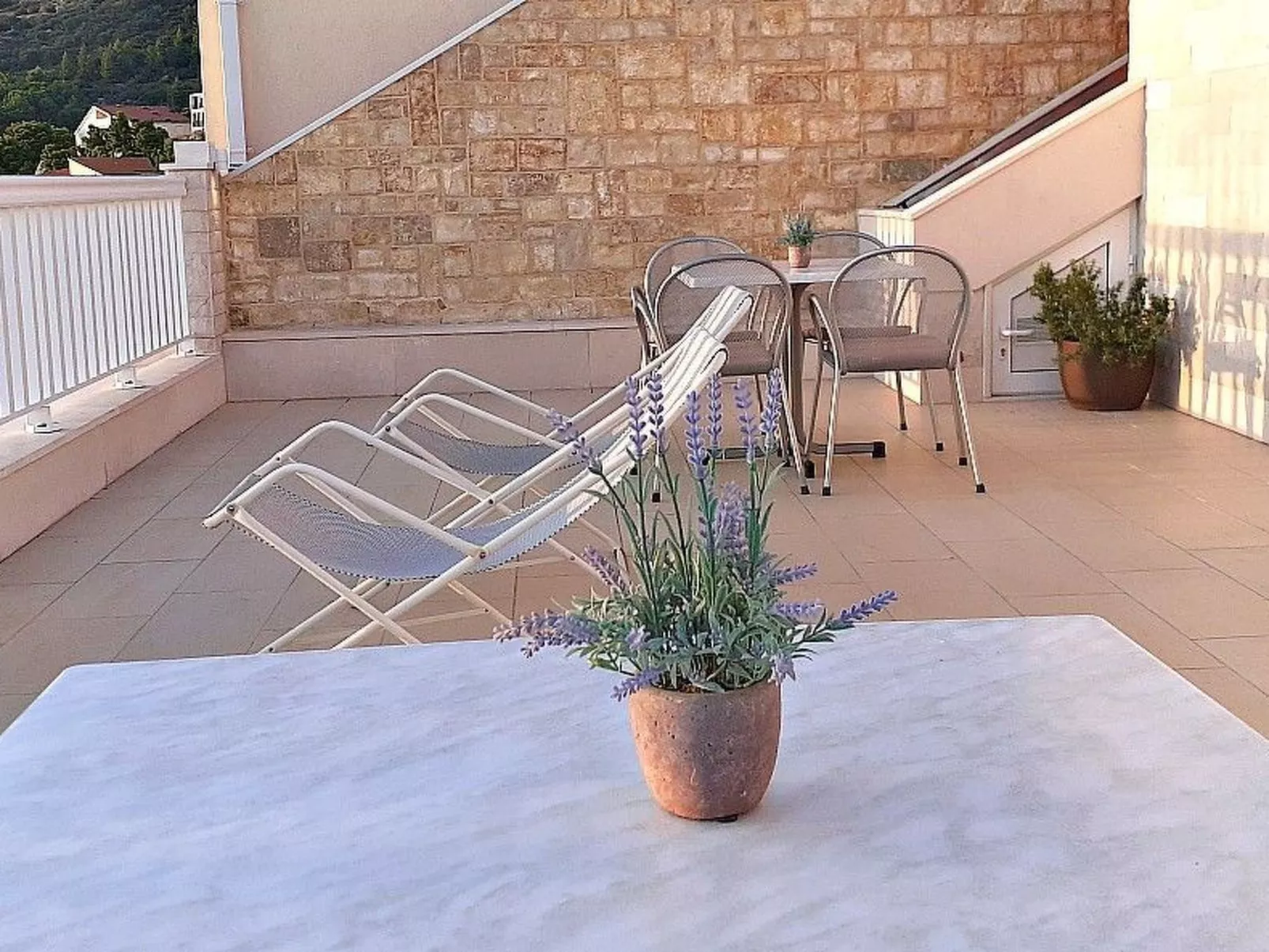 Strandnahe Ferienwohnung mit tollem Ausblick-Binnen