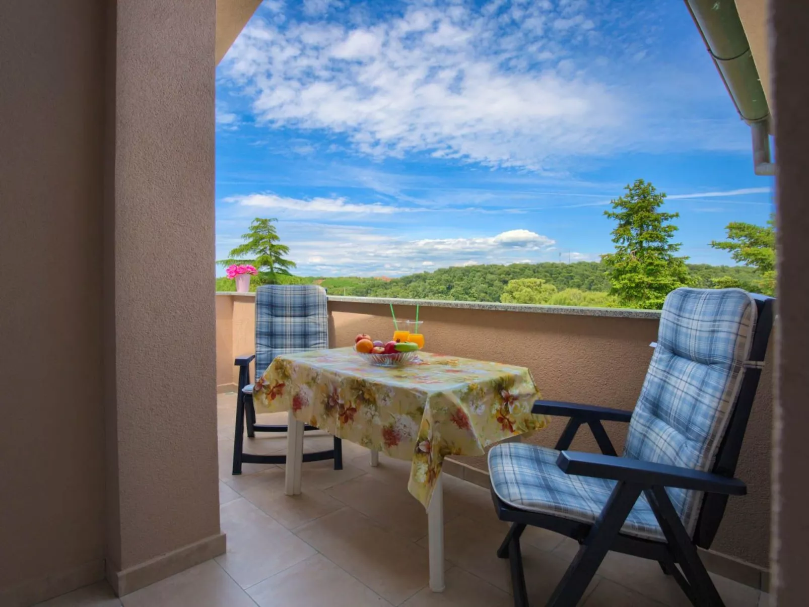 Wohnung mit Meerblick 2 Personen-Buiten