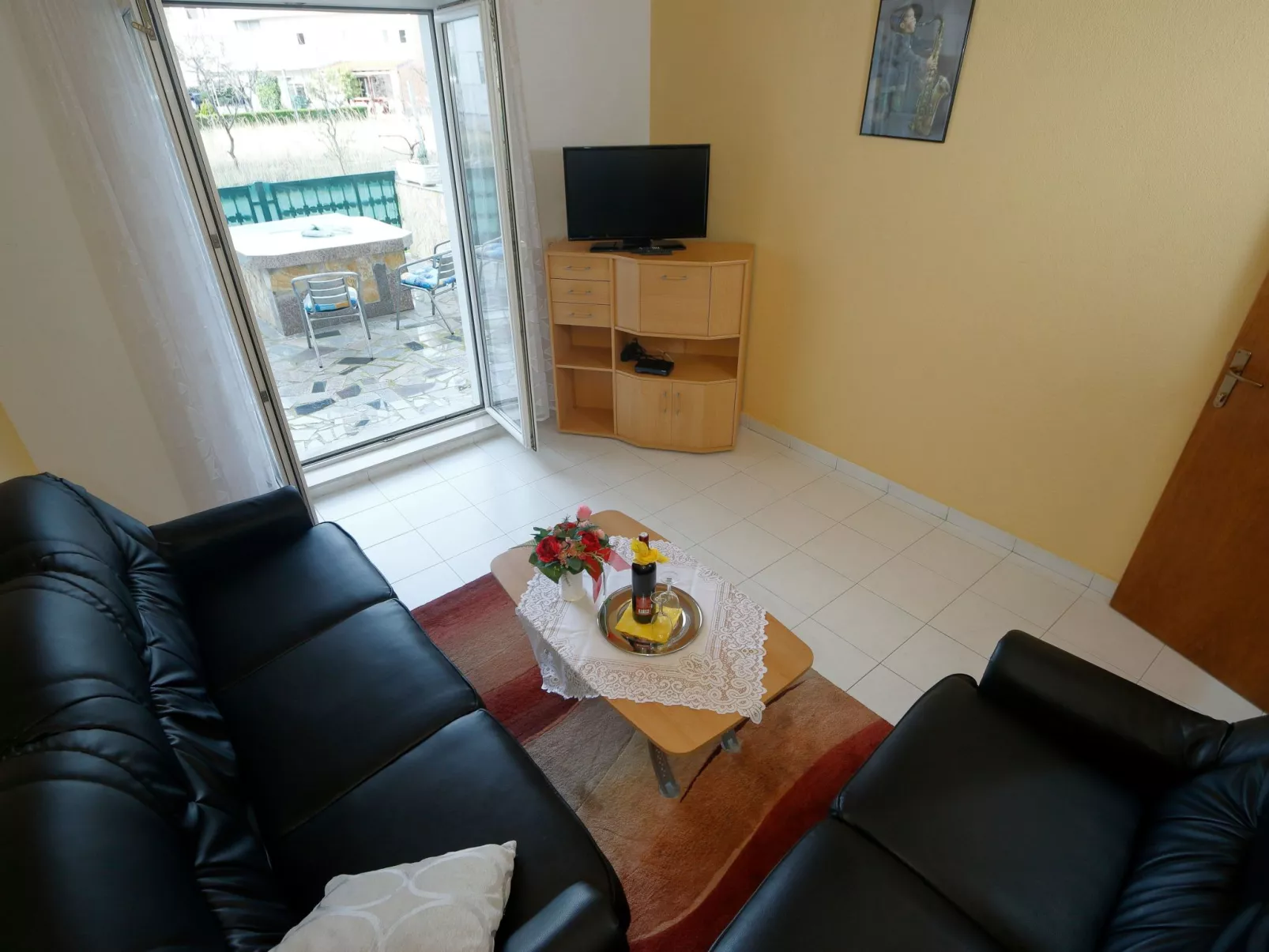 Für sechs Personen mit Terrasse-Binnen