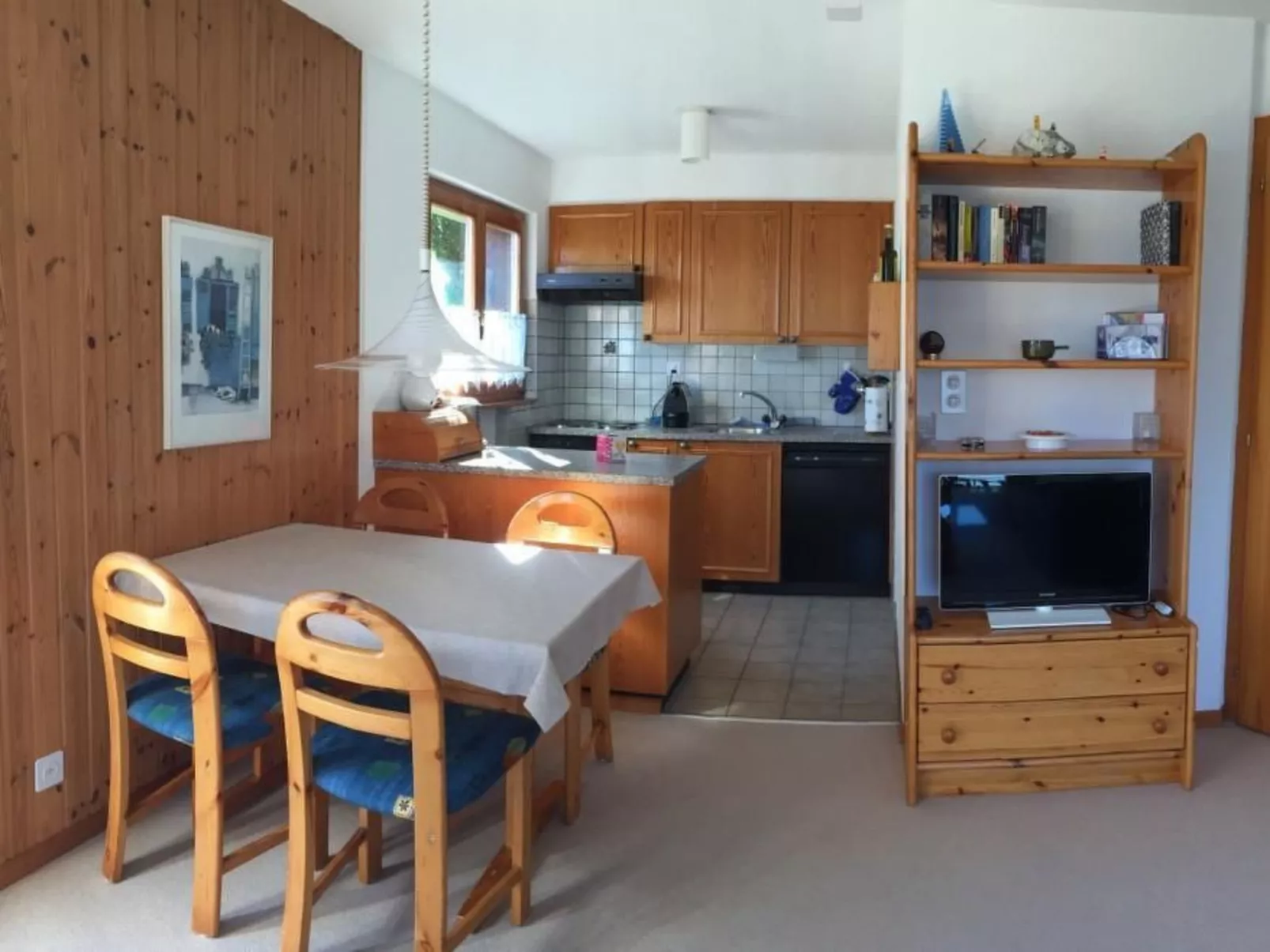 Fewo mit Blick auf die Berge-Binnen