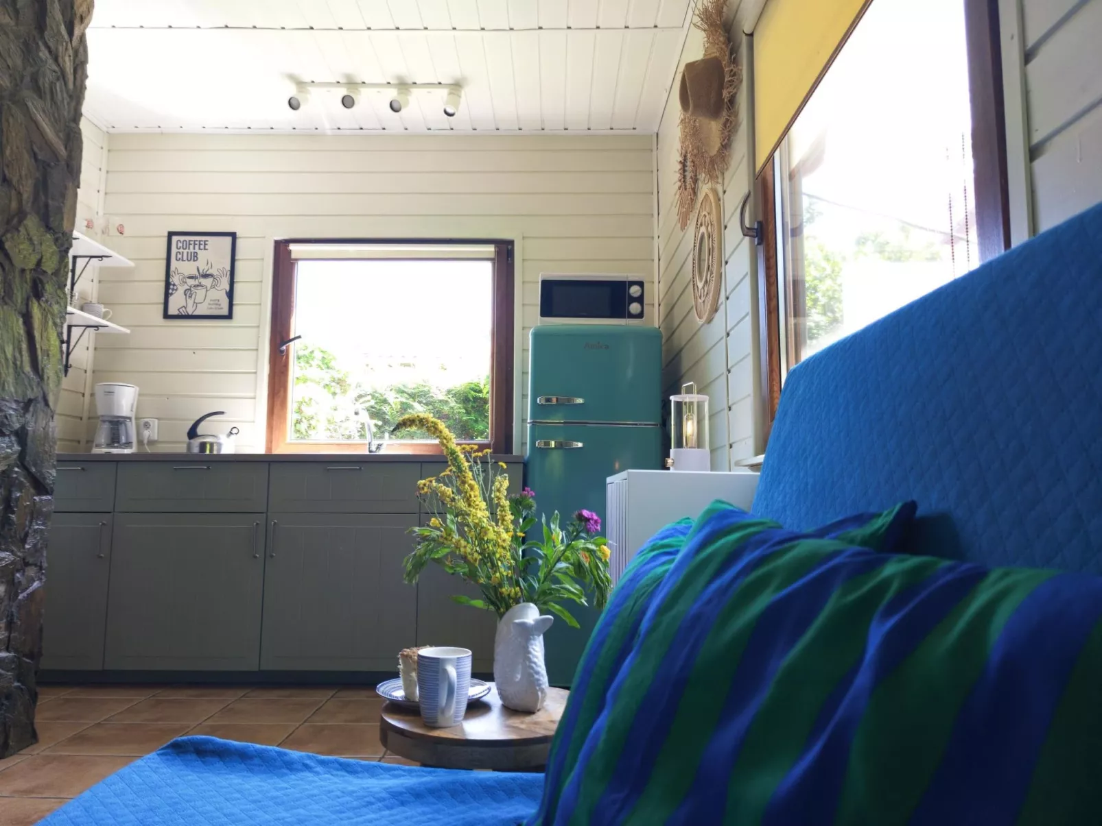 Modernes Ferienhaus in Kopalino mit Grill, Garten und Terrasse-Binnen