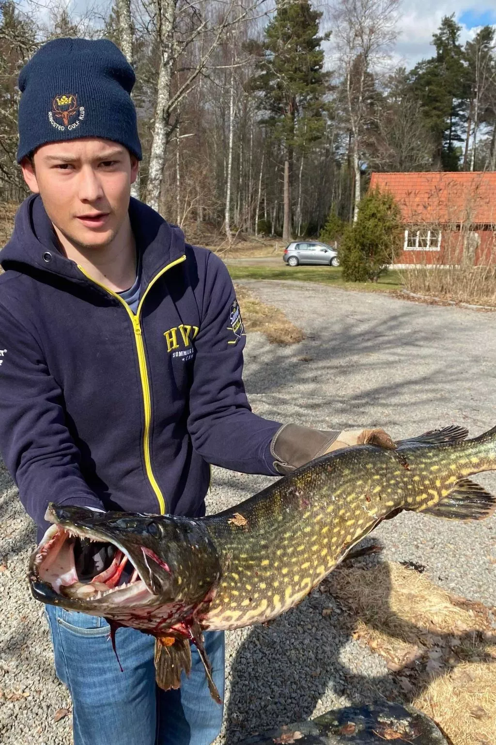 Haus mit toller Aussicht an einem schönen See-Buiten