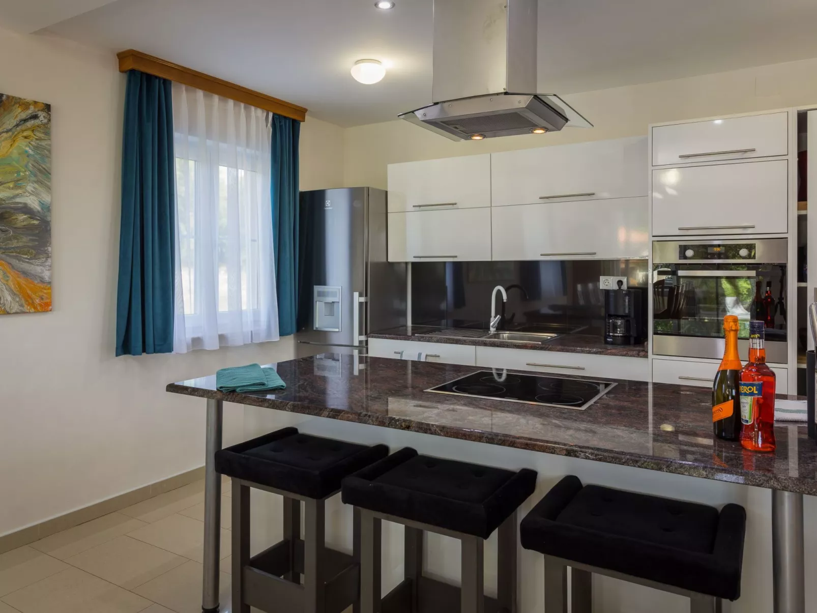 Villa Krase mit Pool-Binnen