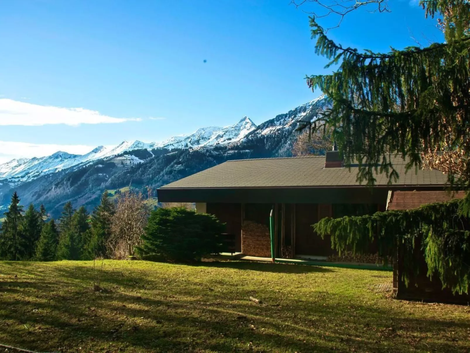 Chalet Halteweidli-Binnen