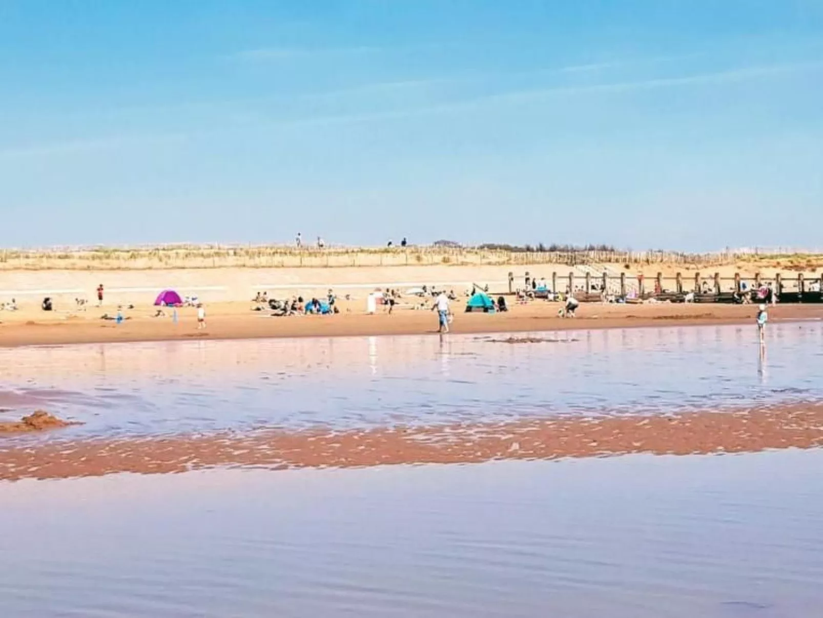 The Cove Chalet in Dawlish Warren, für 4 Personen-Buiten