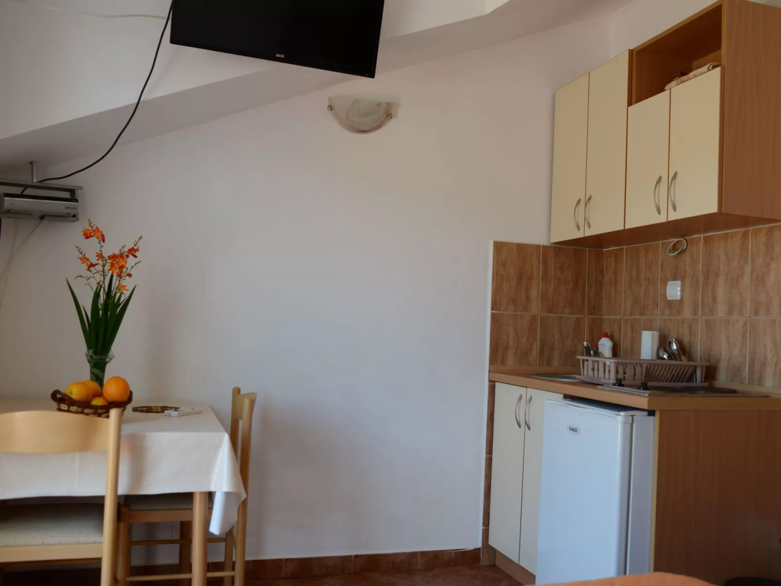 Studio mit Meerblick vom privaten Balkon - Binnen