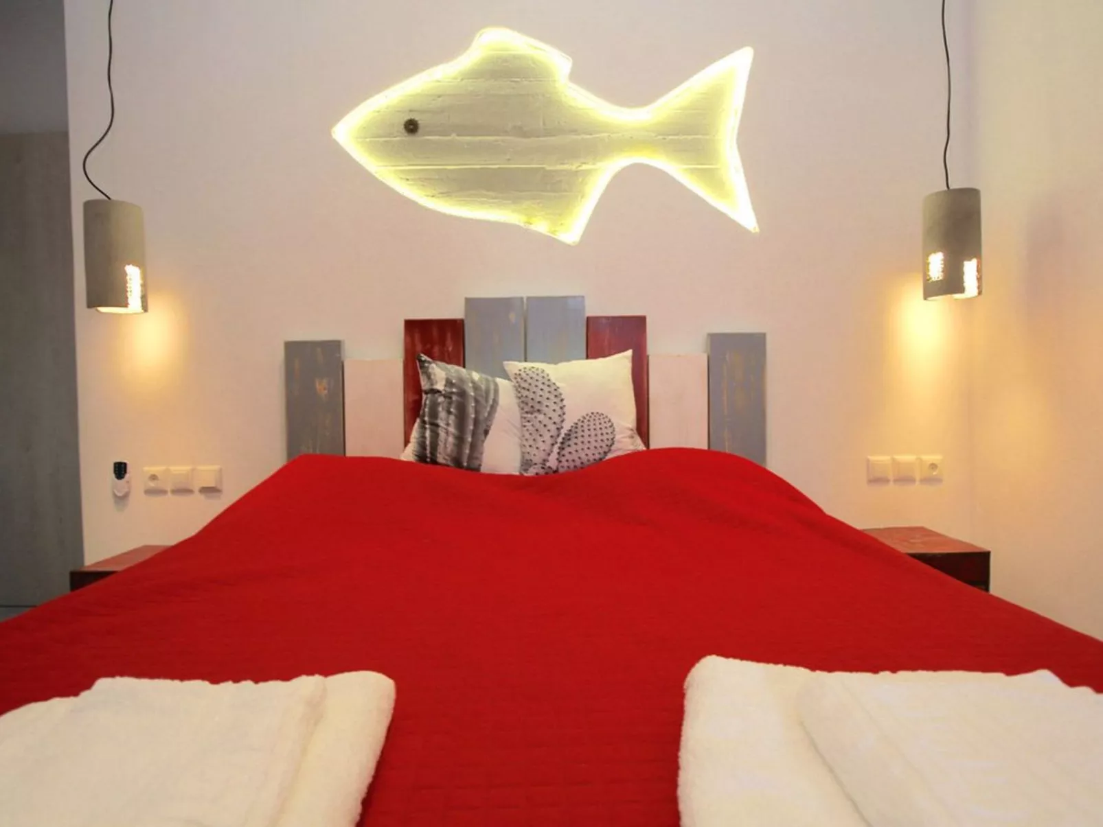 Ruhig gelegene Wohnung mit Meerblick an einem abgelegenen Strand-Binnen