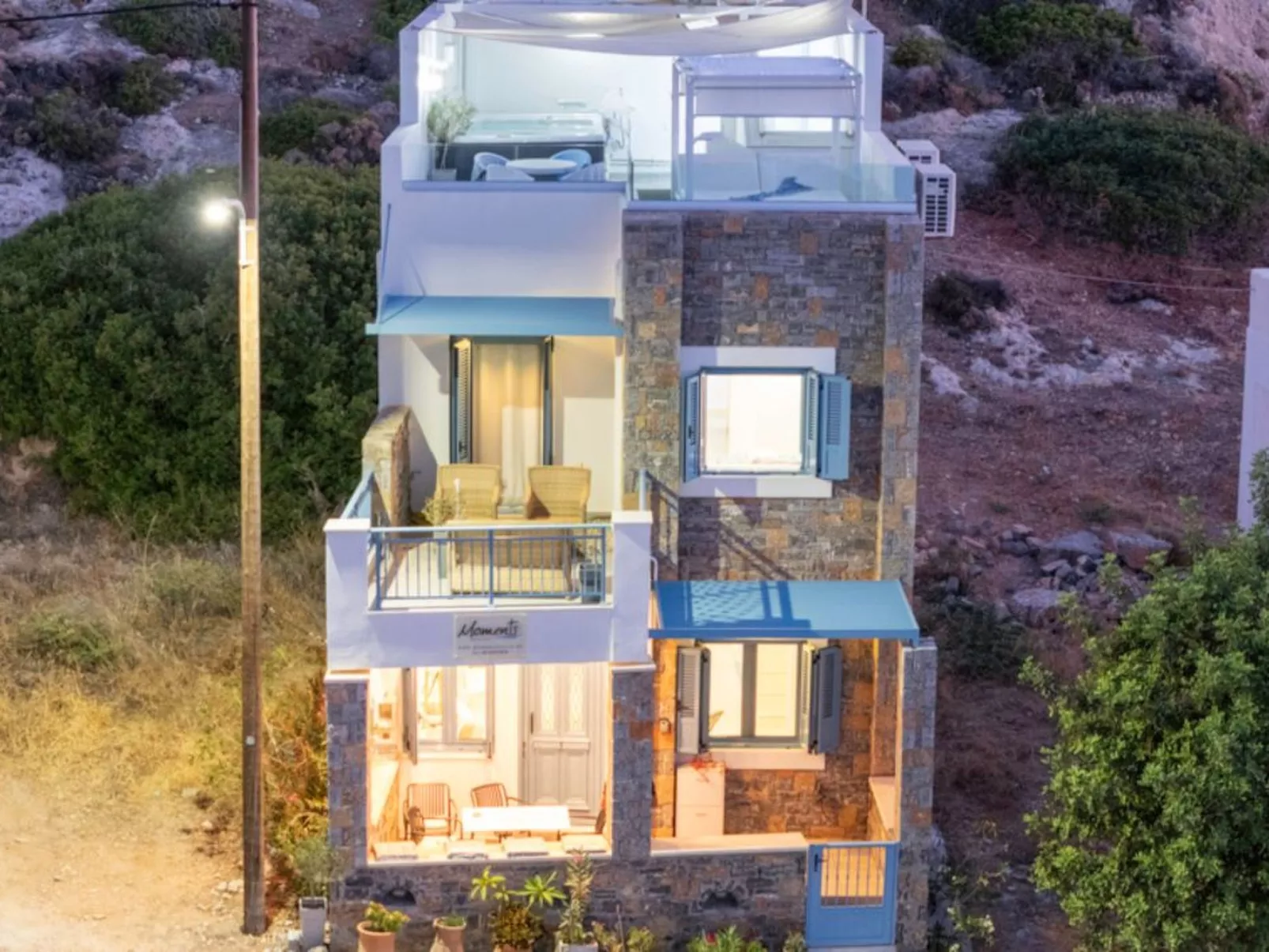 Neue Villa Moments am Meer mit Whirlpool, 50 m zum Strand-Binnen